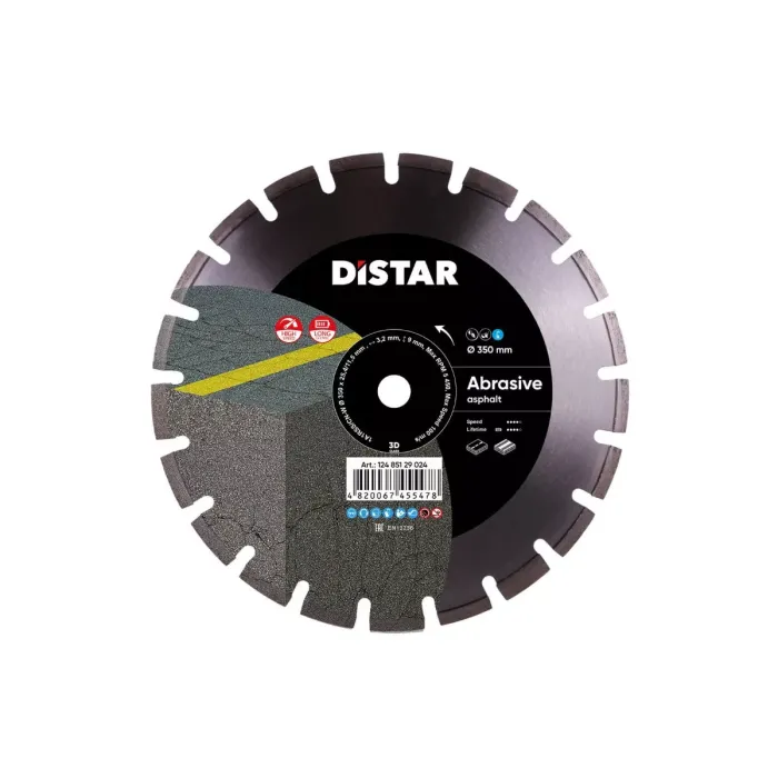 Distar - Ալմաստե կտրող սկավառակ 1A1RSS/C1-W 350x3,2/2,2x9x25,4-21 F4 Bestseller Abrasive - 12485129024 - Ալմաստե Սկավառակներ