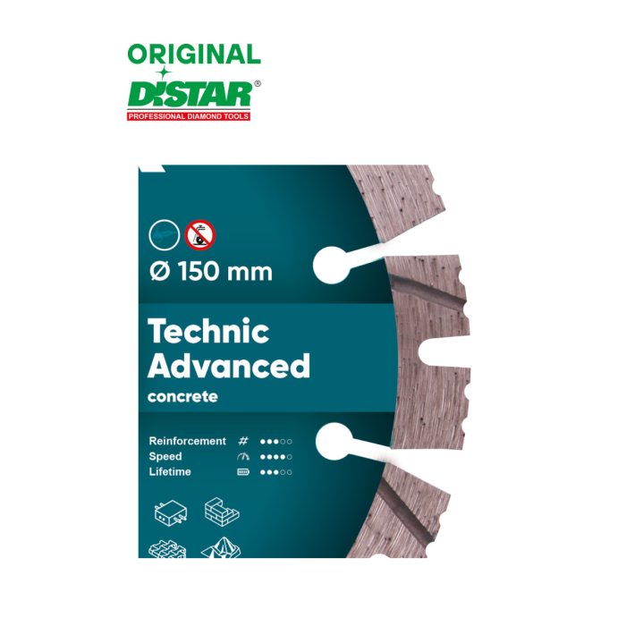 Distar - Ալմաստե կտրող սկավառակ 150 մմ Distar Technic Advanced 14315347012 - 14315347012 - Ալմաստե Սկավառակներ