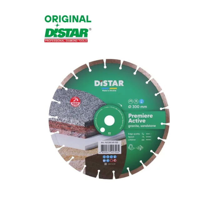 Distar - Ալմաստե կտրող սկավառակ 300 մմ Distar Premier Active 14320060022 - 14320060022 - Ալմաստե Սկավառակներ