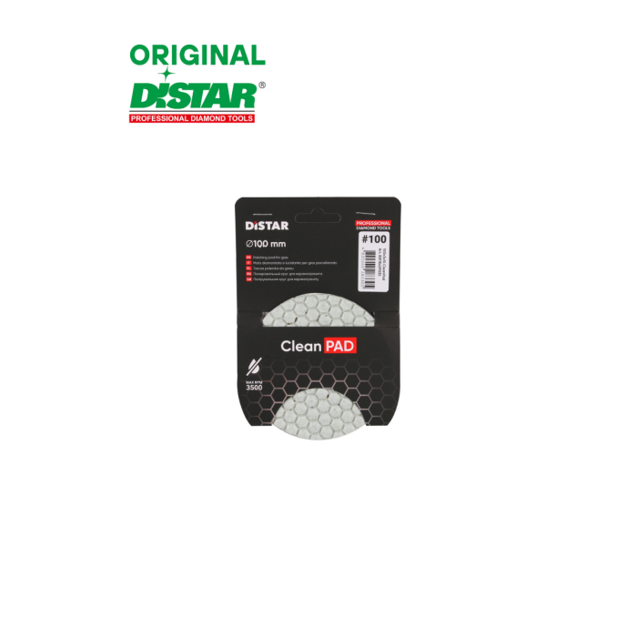 Distar - Սկավառակ փայլեցման ալմաստե  Distar 100x3x15 CleanPad #100 80115429035 - 80115429035 - Ալմաստե Սկավառակներ