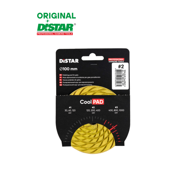 Distar - Սկավառակ փայլեցման ալմաստե  100 մմ Distar CoolPAD 2 90238082019 - 90238082019 - Ալմաստե Սկավառակներ