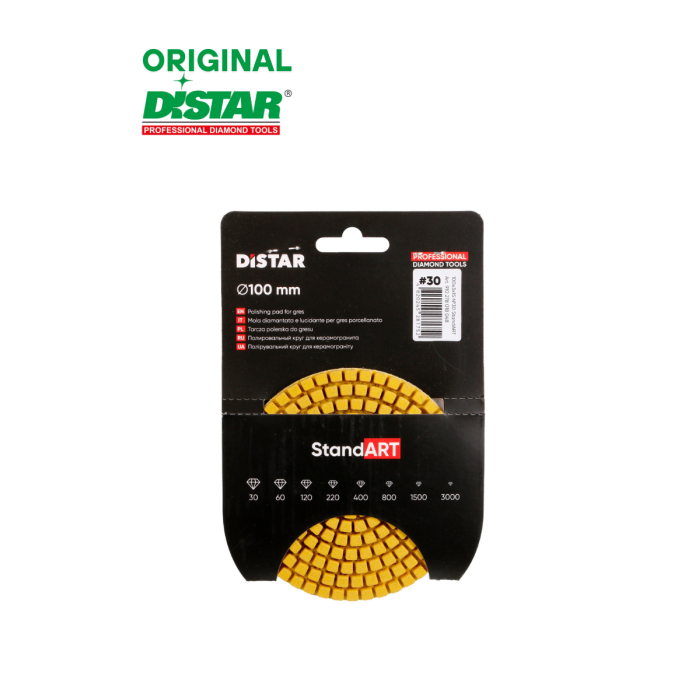 Distar - Սկավառակ փայլեցման ալմաստե  100 մմ Distar №30 Standard 910278018048 - 910278018048 - Ալմաստե Սկավառակներ