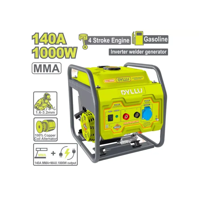 DYLLU DTGEAW160 ինվերտորային զոդման գեներատոր 800Վտ 140Ա