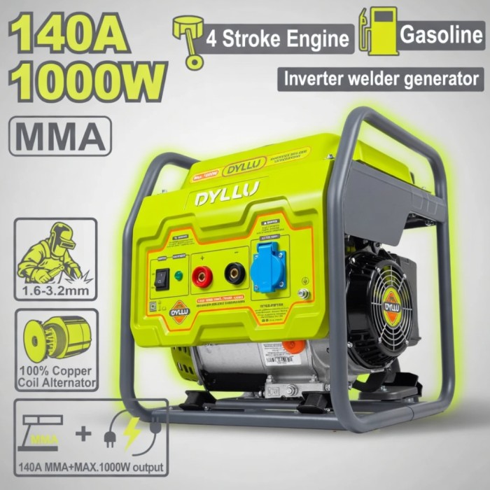 DYLLU DTGEAW160 ինվերտորային զոդման գեներատոր 800Վտ 140Ա