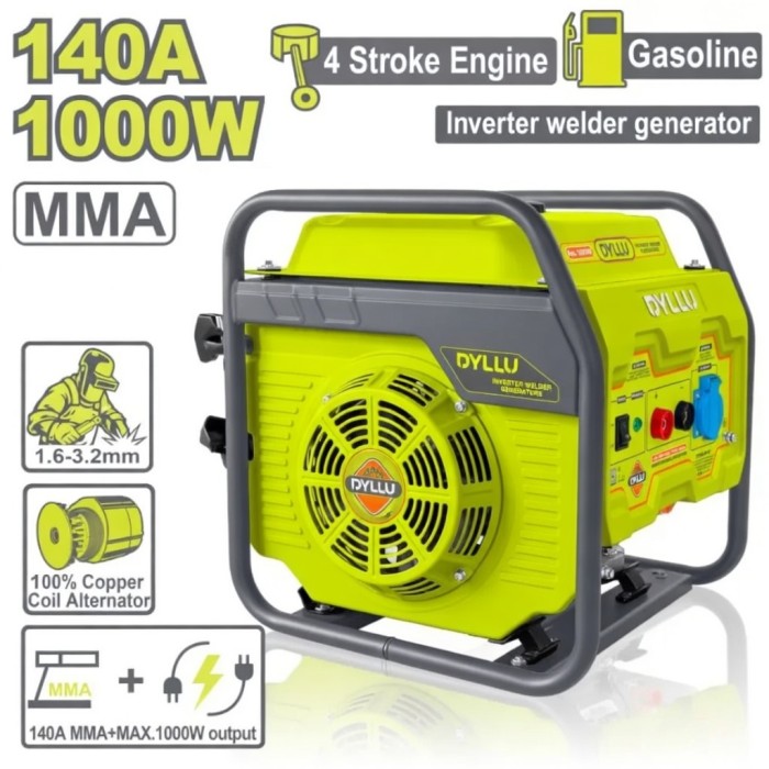 DYLLU DTGEAW160 ինվերտորային զոդման գեներատոր 800Վտ 140Ա