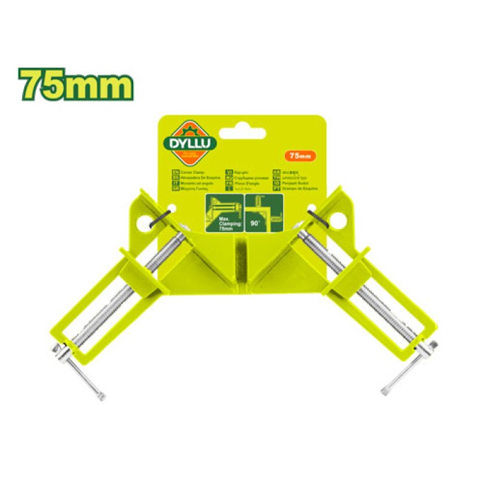 DYLLU - Անկյունային սեղմակ  75 մմ(Չափս  3) DTACC353 - DTACC353 - Ամրացնող սարքեր