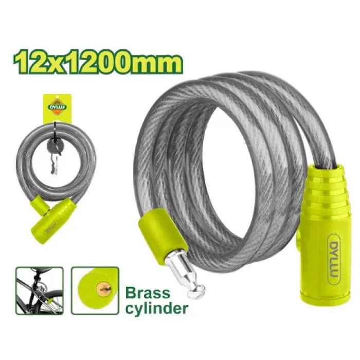 DYLLU - Հեծանիվի կողպեք 12x1200 մմ  DTBK1112 - DTBK1112 - Կողպեքներ