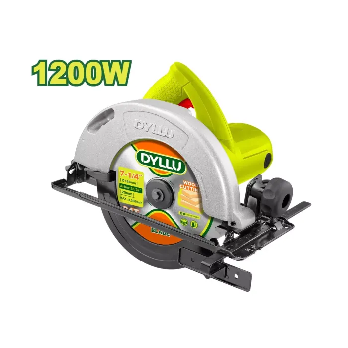 DYLLU - Էլ. սղոց 1200 Վտ/185մմ DYLLU DTCW1512001 - DTCW1512001 - Շրջանաձև սղոց(Ցիրկուլ)