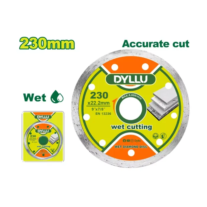 DYLLU - Ալմաստե սկավառակ խոնավ 230x22.2մմ DYLLU DTDC2K05 - DTDC2K05 - Ալմաստե Սկավառակներ