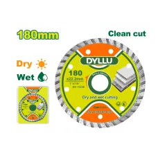 Ալմաստե սկավառակ տուրբո 180 x 22.2մմ DYLLU DTDC3K04