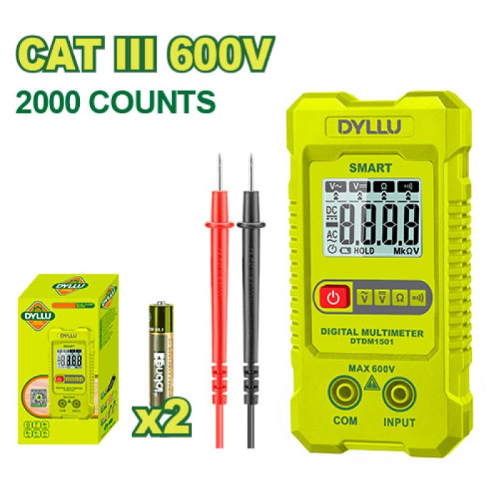 DYLLU - Թվային մուլտիմետր 600 Վ DTDM1501 - DTDM1501 - Չափիչ սարքեր