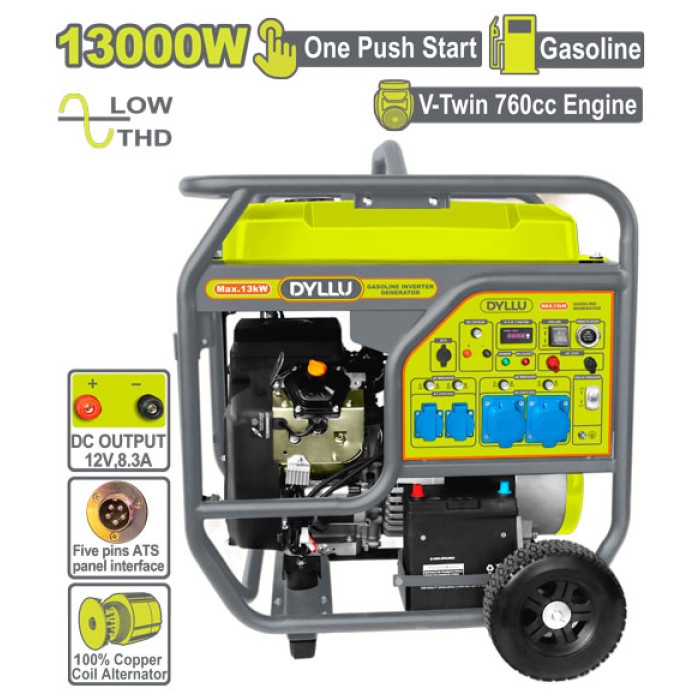 DYLLU - Բենզինային գեներատոր (մեկնարկիչով) 13000 Վտ Dyllu DTGEAA15V - DTGEAA15V - Գեներատորներ