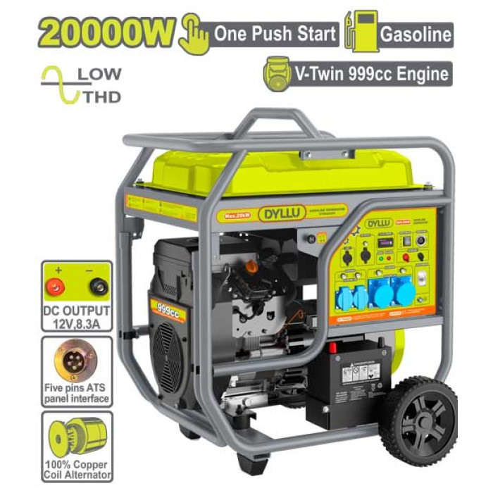 DYLLU - Բենզինային գեներատոր (մեկնարկիչով) 20000 Վտ Dyllu DTGEAA20V - DTGEAA20V - Գեներատորներ