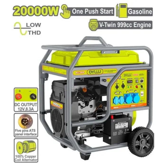 DYLLU - Բենզինային գեներատոր (մեկնարկիչով) 20000 Վտ Dyllu DTGEAA20V - DTGEAA20V - Գեներատորներ