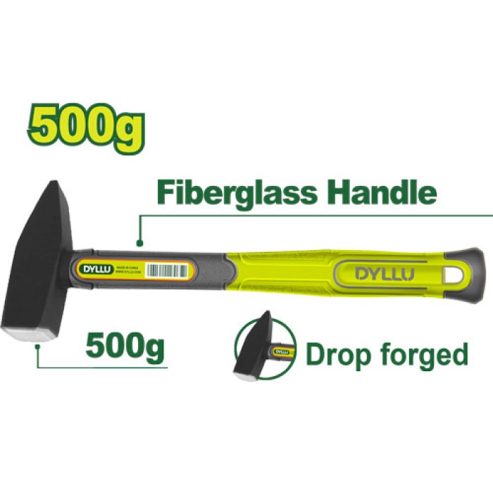 DYLLU - Շինարարական մուրճ 500 գ DTHM1305 - DTHM1305 - Մուրճեր և կացիններ