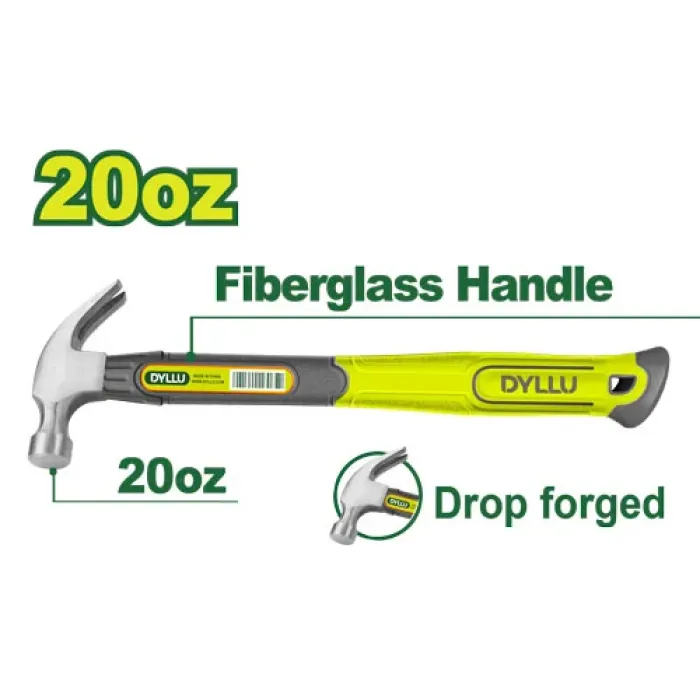 DYLLU - Մուրճ երկար բռնակով 560 գ DTHM3320 - DTHM3320 - Մուրճեր և կացիններ