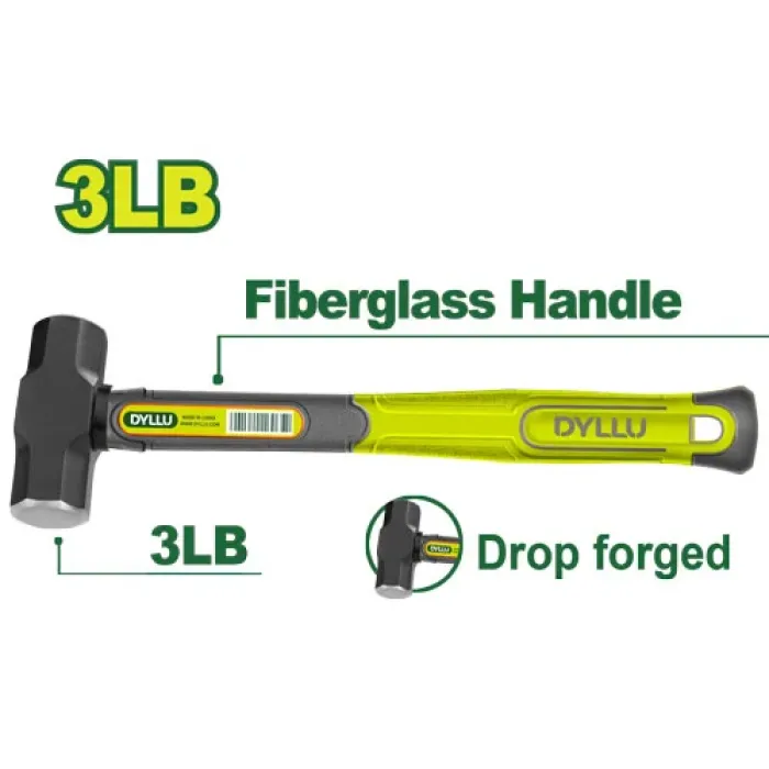 DYLLU - Ծանր  մուրճ(Кувалда) 3 ֆունտ DTHM4303 - DTHM4303 - Մուրճեր և կացիններ