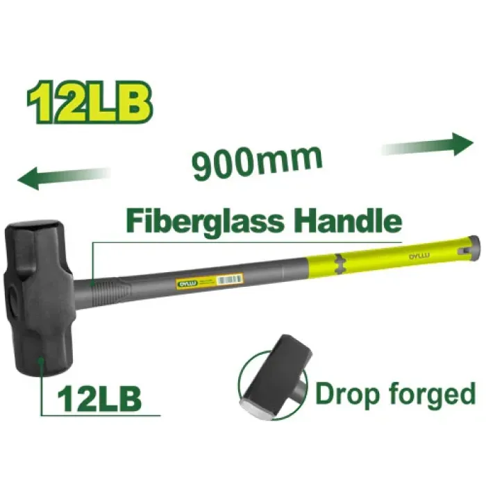 DYLLU - Ծանր  մուրճ(Кувалда) 12 ֆունտ DTHM4312 - DTHM4312 - Մուրճեր և կացիններ