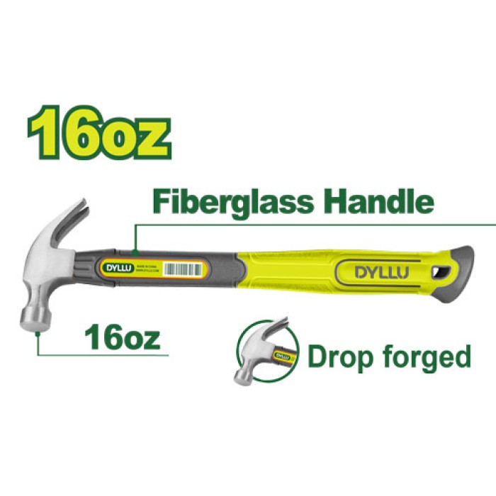 DYLLU - Մուրճ մեխահան 450 գ DTHM8316 - DTHM8316 - Մուրճեր և կացիններ