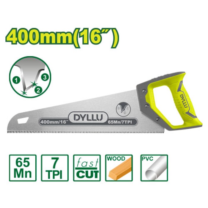 DYLLU - Սղոց փայտի համար 400 մմ DTHW8G16 - DTHW8G16 - Սղոցներ