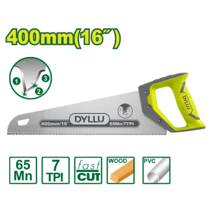 DYLLU - Սղոց փայտի համար 400 մմ DTHW8G16 - DTHW8G16 - Սղոցներ