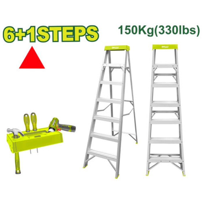 DYLLU - Ալյումինե միակողմանի աստիճան 6+1 քայլ DTLD2H06 - DTLD2H06 - Աստիճաններ