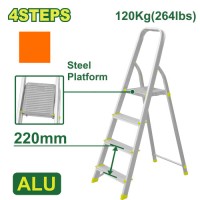 Պողպատե և ալյումինե կենցաղային աստիճան 4 քայլ DTLD3H04