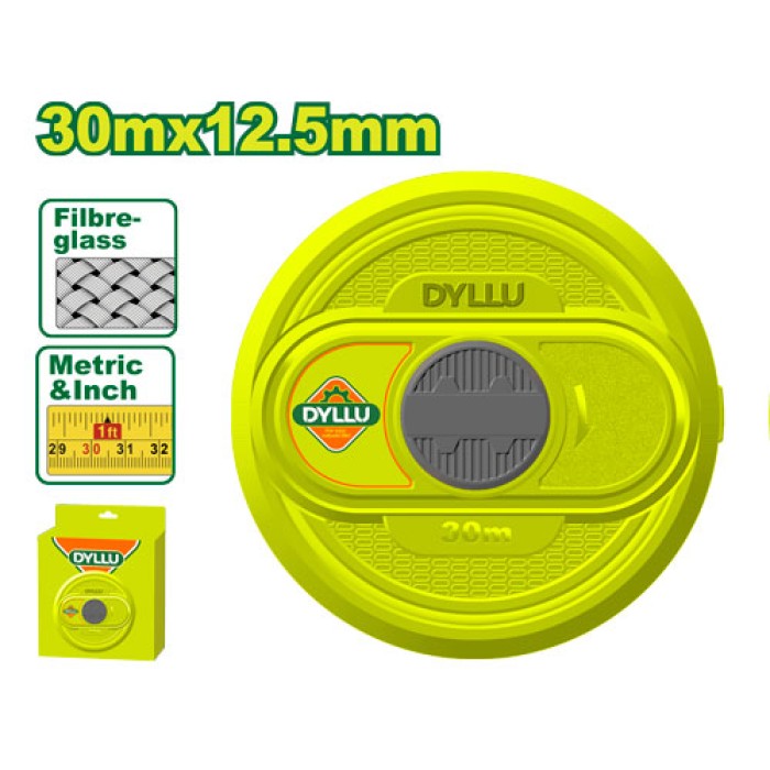 DYLLU - Ապակեպլաստե չափիչ ժապավեն (Մետր) 30x12.5 մմ DDTMT2530 - DTMT2530 - Չափիչ սարքեր