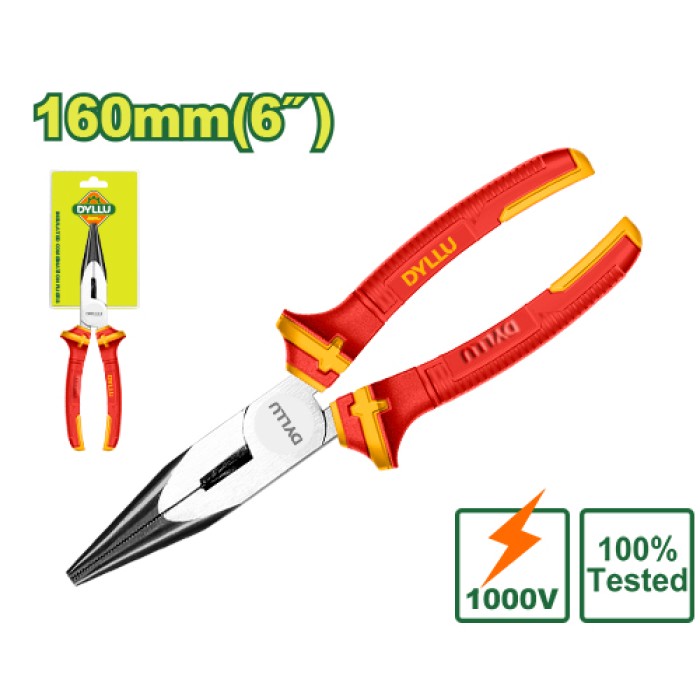 DYLLU - Երկար քթով դիէլեկտրիկ տափակաբերան հարթաշուրթ 160 մմ DTPL1936 - DTPL2936 - Հարթաշուրթեր