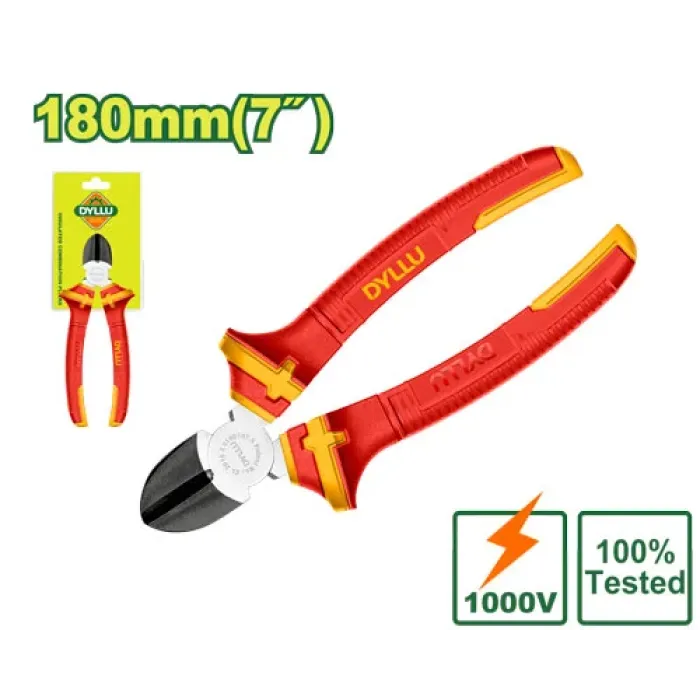 DYLLU - Դիէլեկտրիկ անկյունագծային կտրող աքցան 180 մմ DTPL3937 - DTPL3937 - Աքցաններ