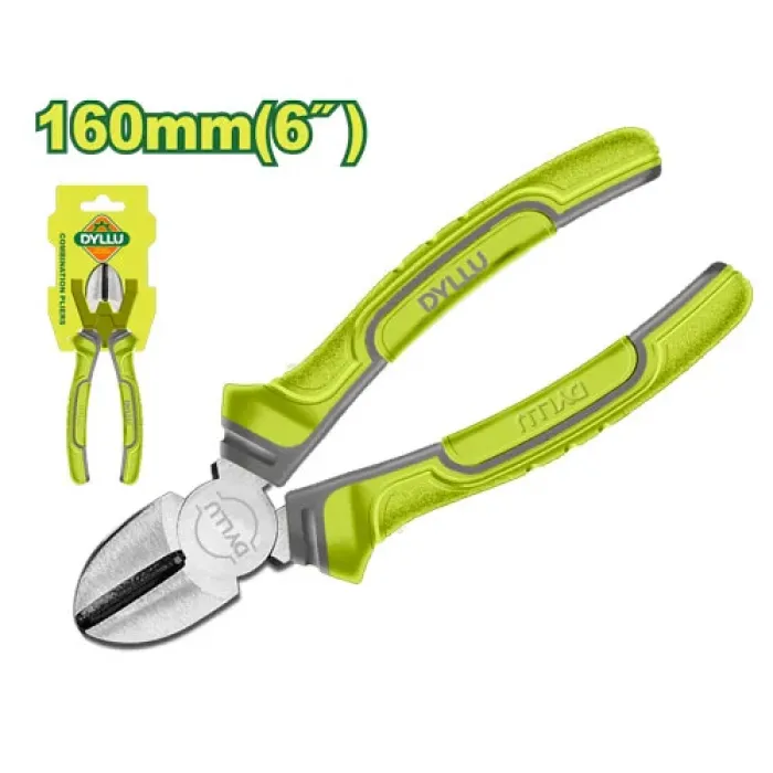 DYLLU - Անկյունագծային կտրող տափակաբերան աքցան 160 մմ DTPL3716 - DTPL3C06 - Աքցաններ