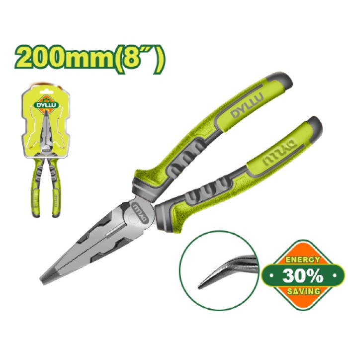 DYLLU - Կեռ քթով տափակաբերան աքցան 200 մմ DTPL4718 - DTPL4718 - Հարթաշուրթեր