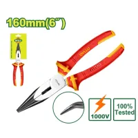 Երկար  կեռ քթով դիէլեկտրիկ տափակաբերան հարթաշուրթ 160 մմ DTPL4936