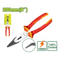 Երկար  կեռ քթով դիէլեկտրիկ տափակաբերան հարթաշուրթ 200 մմ DTPL4938