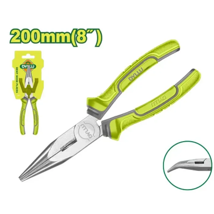 DYLLU - Կեռ քթով տափակաբերան աքցան 200 մմ DTPL4C08 - DTPL4C08 - Երկար քթով տափակաբերաններ