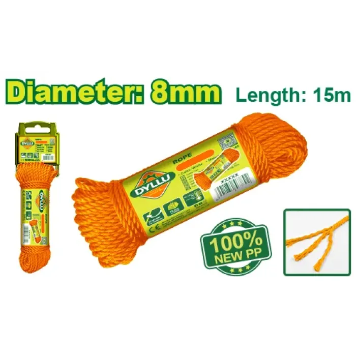 DYLLU - Պարան 15 մ  DTRZ1308 - DTRZ1308 - Ամրացնող սարքեր