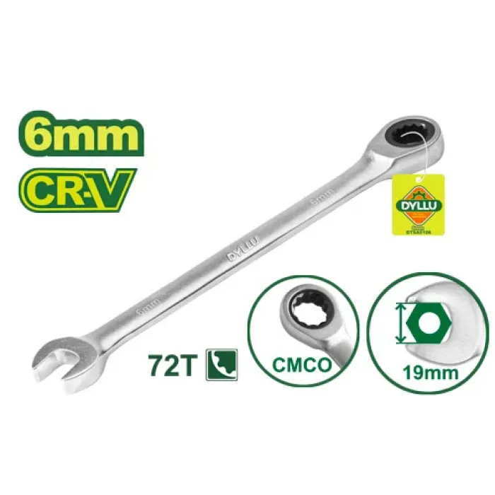 DYLLU - Համակցված  բանալի ճռիկով 129 մմ (Չափս՝ 6 մմ) DTSA5106 - DTSA5106 - Բանալիներ (ключи)