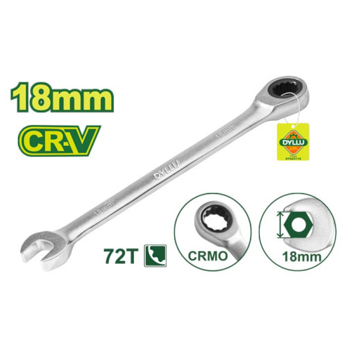 DYLLU - Համակցված  բանալի ճռիկով 230 մմ (Չափս՝18 մմ) DTSA5118 - DTSA5118 - Բանալիներ (ключи)