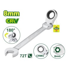 Ճկուն համակցված  բանալի ճռիկով 141 մմ (Չափս՝ 8 մմ) DTSA6108