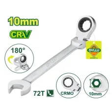 Ճկուն համակցված  բանալի ճռիկով 163 մմ (Չափս՝ 10 մմ) DTSA6110