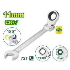 Ճկուն համակցված  բանալի ճռիկով 166 մմ (Չափս՝ 11 մմ) DTSA6111