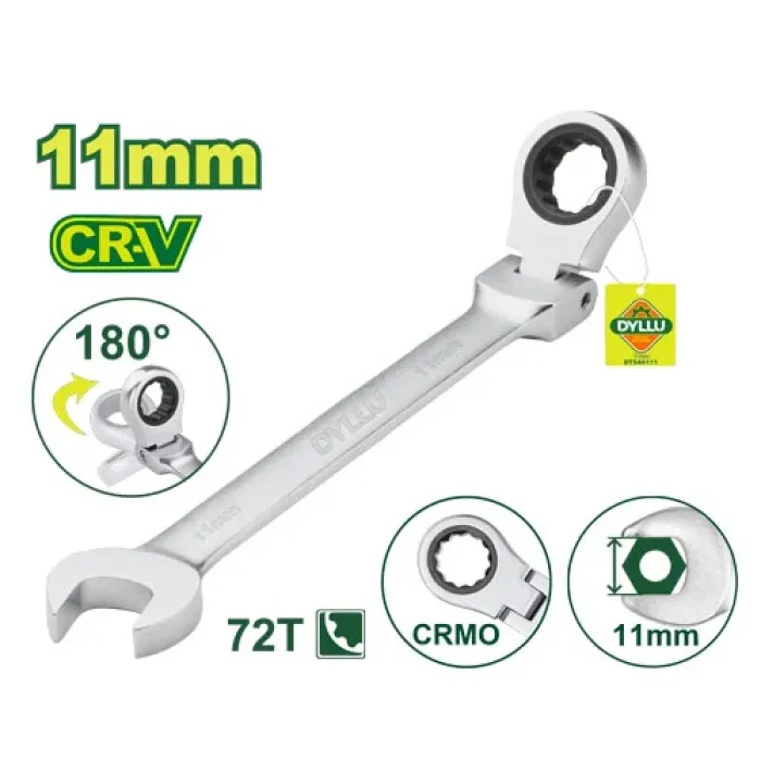DYLLU - Ճկուն համակցված  բանալի ճռիկով 166 մմ (Չափս՝ 11 մմ) DTSA6111 - DTSA6111 - Բանալիներ (ключи)