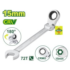 Ճկուն համակցված  բանալի ճռիկով 205 մմ (Չափս՝ 15 մմ) DTSA6115