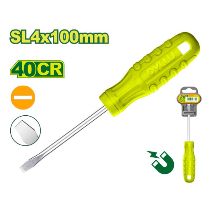 DYLLU - Տափակ Պտուտակահան SL 4x100 մմ DTSD3944 - DTSD3944 - Պտուտակահաններ