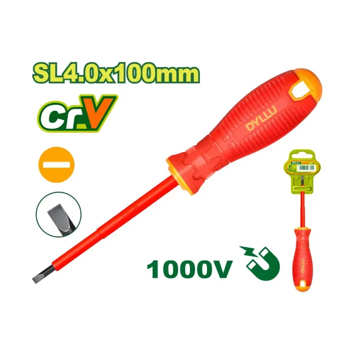 DYLLU - Դիէլեկտրիկ Պտուտակահան SL 4x100  մմ DTSD7244 - DTSD7244 - Պտուտակահաններ