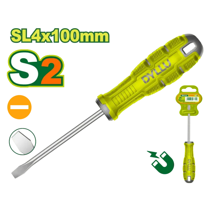 DYLLU - Տափակ Պտուտակահան SL 5.5x100 մմ DTSDA254 - DTSDA254 - Պտուտակահաններ