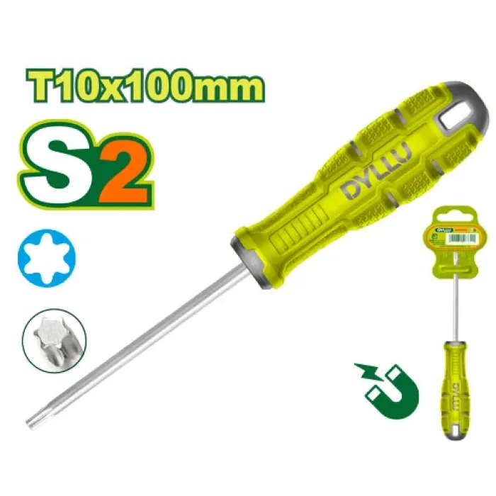 DYLLU - Աստղաձև(torx) Պտուտակահան T10x100 մմ DTSDD214 - DTSDD214 - Պտուտակահաններ