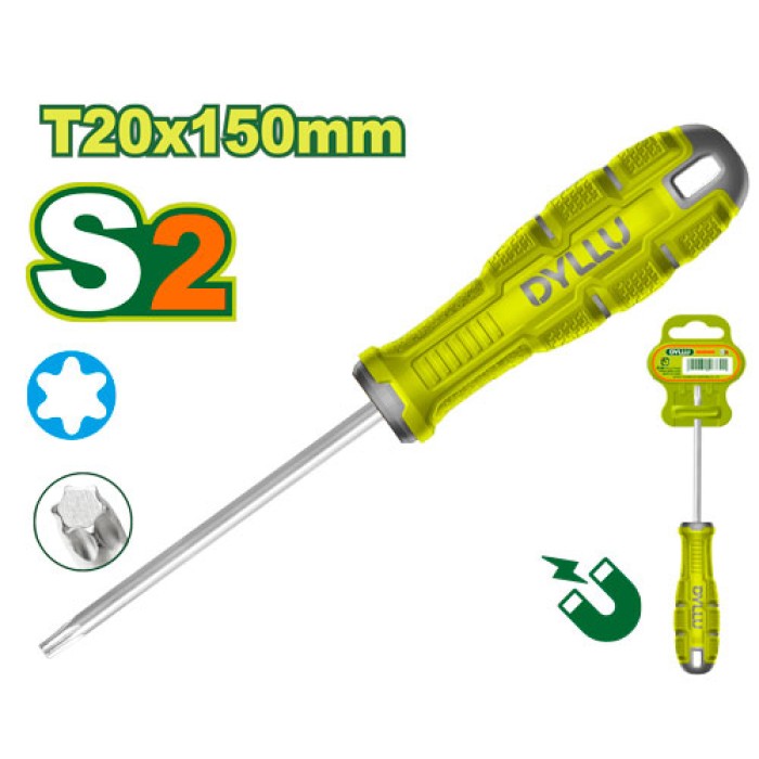 DYLLU - Աստղաձև(torx) Պտուտակահան T20x150 մմ DTSDD226 - DTSDD226 - Պտուտակահաններ