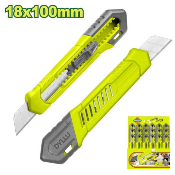 DYLLU - Դանակ կտրվող սայրով 18x100 մմ DTSK2918 - DTSK2918 - Դանակներ