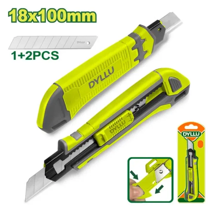 DYLLU - Դանակ կտրվող սայրով 18x100 մմ DTSK8618 - DTSK8618 - Դանակներ